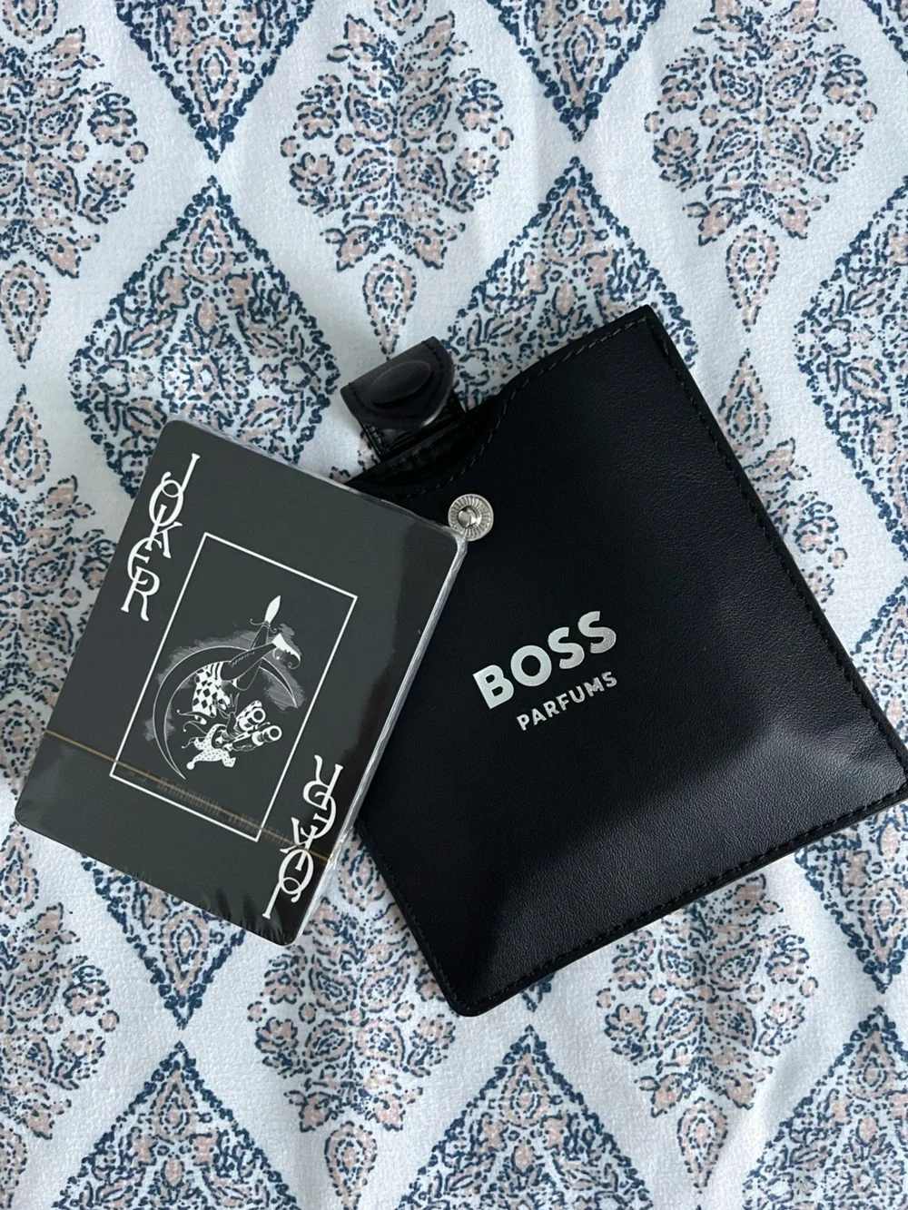 Boss Black Men's Snap Wallet with Logo